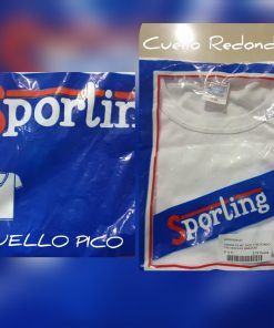 CAMISETA INTERIOR CRO MANGA CORTA SPORTING 100%ALGODÓN